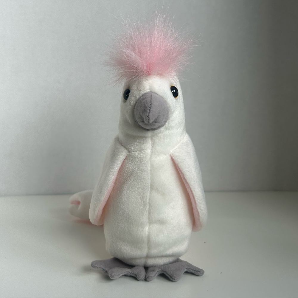 1998 TY Beanie Baby KUKU the Cockatoo